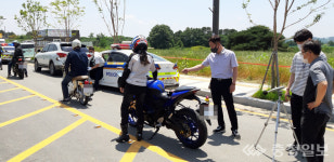 천안, 오토바이 야간단속 실시