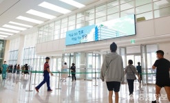 건양대병원, 초고해상도 LED 전광판 설치 눈길