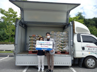 ㈜이룸아산스마트밸리 취약계층 지원 백미 2000kg 전달