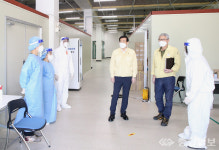 조길형 충주시장, 선별진료소 현장 방문