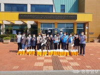 당진 우강면지역사회보장협의체, 복달음 삼계탕 행사 진행