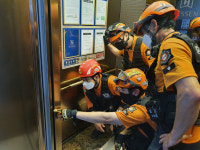 보은소방서, 보은119구조대 승강기사고 대응 특별구조훈련 