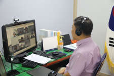 충북지방병무청-병역지정업체, 영상간담회 