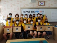 예산 고덕중, 고덕면 소외계층 위한 반찬배달봉사 실시