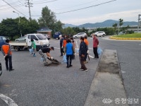 보령 청라면사무소, 추석 맞이 대청소 실시