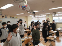 속리산중학교 학생자치회, 학생독립운동기념 행사 실시
