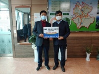 ㈜지성건설, 감물면지역사회보장협의체 성금 기탁