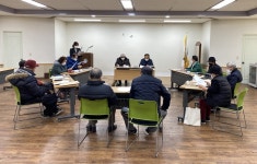 청주시 수곡1동행정복지센터, 경로당 방역점점
