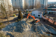 증평군, 옛 엽연초생산협동조합 건물 철거…3월 창의파크 조성 착공 예정