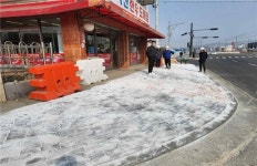 천안 직산사거리 입체화공사 현장 노면 불량 등 주민 원성 커
