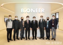 허태정 시장, 바이오메디컬 규제자유특구 현장 방문