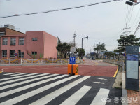 홍성군, 홍주초삼거리 도로복구 완료…차량통행 원상 복귀