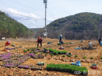 심천면 단전리 이학주 씨, 꽃밭 가꾸며 특별한 나눔 눈길