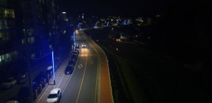 예산군, 도시미관 개선 위한 천변로 경관조명 가로등 설치사업 추진