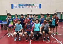 대전 동산중서 카타르 주니어 탁구대표팀 전지훈련
