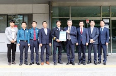 천안동남서, 호서대 천안캠퍼스 범죄예방 우수시설 인증패 수여