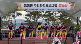예산군 응봉면, 주민자치프로그램 발표회 개최