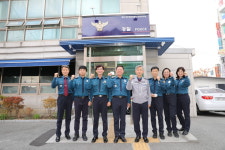 [포토]청원경찰서 내덕지구대 베스트 순찰팀 선정
