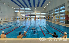 음성 맹동혁신국민체육센터, 수영장 시범 운영