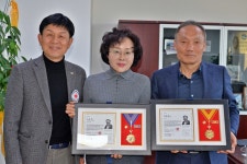 진천여객(주) 신동삼 대표, 적십자 명예대장