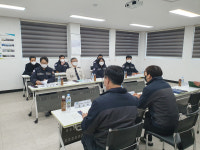 장거래 충북소방본부장, 보은 ㈜코리아아그로 현장지도 방문