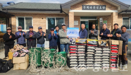 음성 소이면 돌뫼마을, 금왕읍 행제3리에 썰매장비 기증