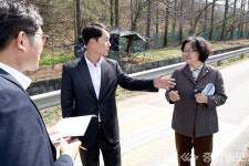 이상래 의장, 판암동 생활체육시설 축구장 조성지 현장 방문