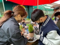 예산 광시중, 반려 식물과 함께 쑥쑥 성장하는 우리
