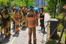 청주동부소방서, 고층건축물 화재 대비 훈련