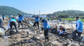 대전농협, 연무읍 소룡리 시설하우스 피해 복구 지원