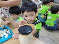 예산군 어린이급식관리지원센터, 로컬푸드 체험 버섯이랑 친구하자! 진행