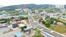  서산석림 한성필 아파트~법원사거리 도시계획도로 전 구간 개통