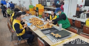 송암공단급식소 | 철도공단 건설본부, 무료급식소에서 한달간 봉사활동 전개