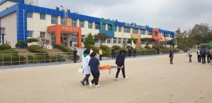 예산 조림초, 재난대응 안전한국훈련 복합재난 대피훈련 실시