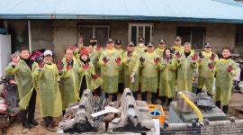 단양경찰서·경찰발전協, 취약계층에 연탄 전달