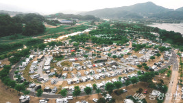 충주목계솔밭캠핑장 성공적 데뷔…지난해 7만3000명 이용