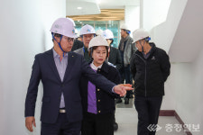 최충규 대덕구청장, 신탄진권역 복합문화커뮤니티센터 현장점검