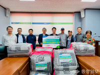 농협옥천군지부, 농촌취약계층에 생필품 지원 훈훈