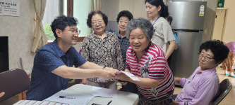 아산시 온양4동 장윤창 신임 동장, 경로당 순회 방문 소통