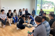 [포토]흥덕보건소, 의료취약지 심폐소생술 교육 마무리