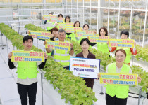 김영 충남도 농업기술원장, 농업 안전 사수 재해 예방 홍보 동참