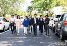 유성구의회, 유림공원 환경개선사업 현장점검