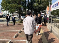 청주서부소방서, 강서1동행정복지센터와 합동소방훈련 실시