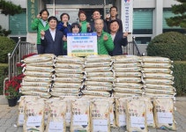 매포읍새마을協, 이웃에 쌀 기탁