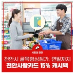천안시 청담1번가·시청앞 골목형상점가 신규 지정