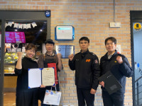 천안동남소방서 다중이용업 우수업소 인증패 및 표창 수여