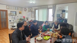 홍성군 홍동면, 새해맞이 경로당 노인 안부 확인  