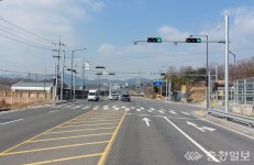 옥천 매화~적하리 구간 교통신호 개선....소통 향상