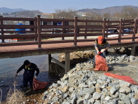 특수임무유공자회 예산군지회, 예당호 일대 환경정비 활동 펼쳐