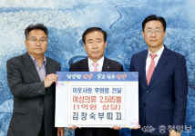 김창숙부띠끄, 단양군에 여성의류 2585벌 기탁